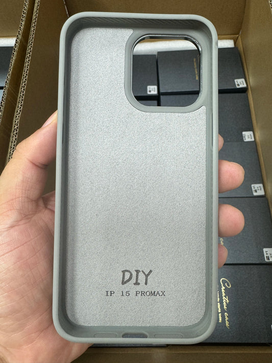 Wireless Color Projection Screen Mobile Phone Covers High-quality E-ink Screen Phone Cases for IP 15 14 13 DIY Cover