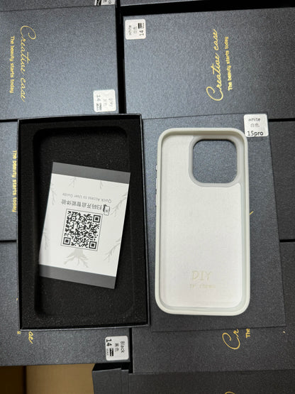 Wireless Color Projection Screen Mobile Phone Covers High-quality E-ink Screen Phone Cases for IP 15 14 13 DIY Cover