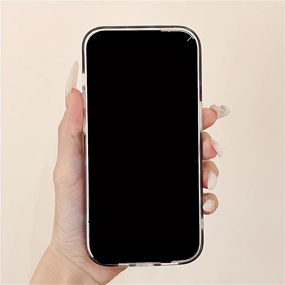 Simple Fashion Smudge Leopard Print Soft Phone Case
