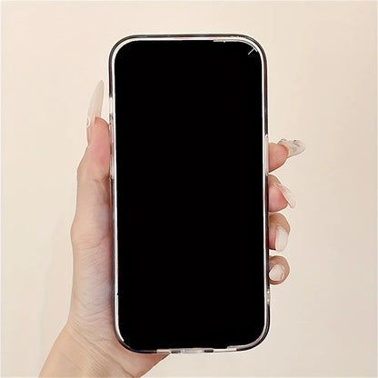 Simple Fashion Smudge Leopard Print Soft Phone Case